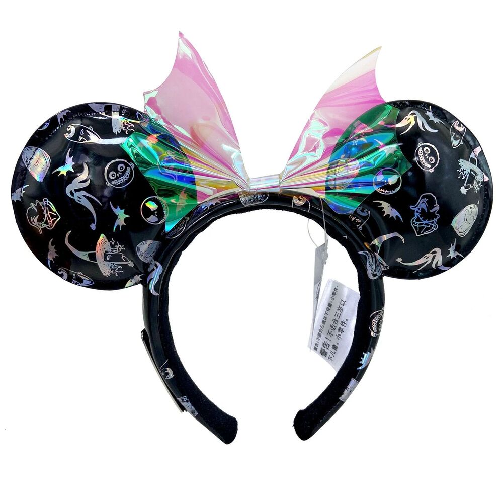 DisneyParks Loungefly Ears Nightmare Before Christmas Headband Iridescent NEW